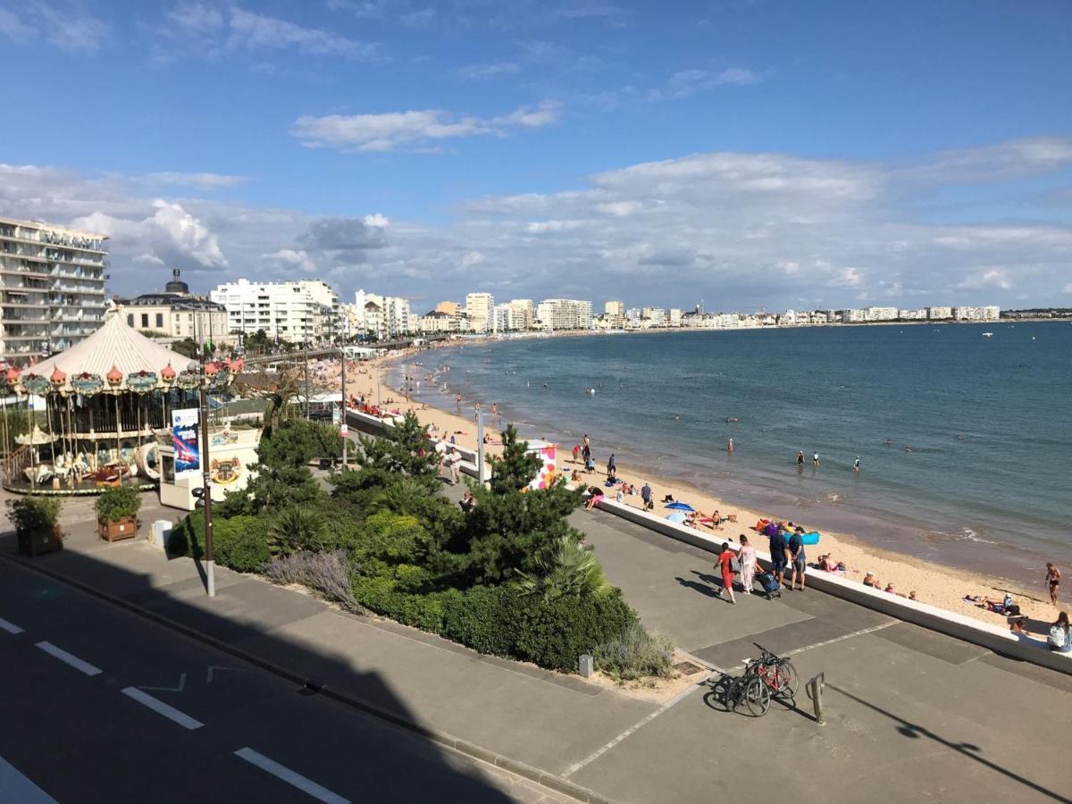 Appartement T2 Face Plage Avec Balcon, Cuisine Equipee Et Tv - Fr-1-92-908 レ・サ​​ーブル・ドロンヌ エクステリア 写真